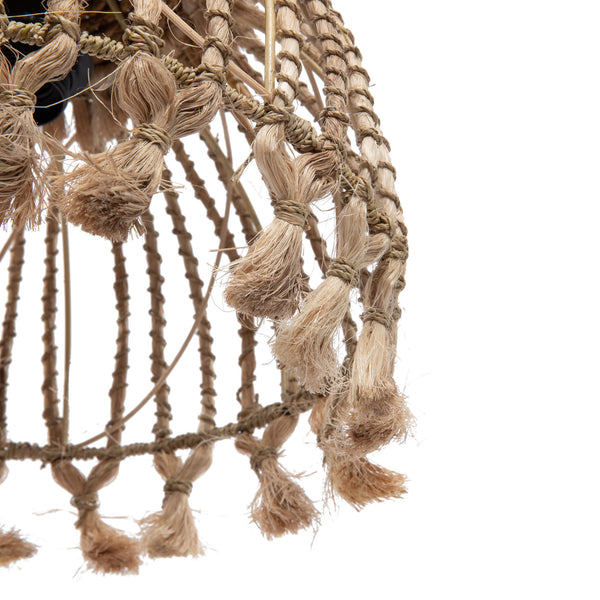 Lampe suspendue The Abaca Tassel - Naturel - S