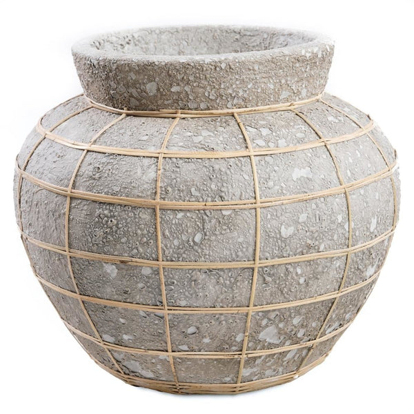 Le Vase Belly - Beton Naturel - L
