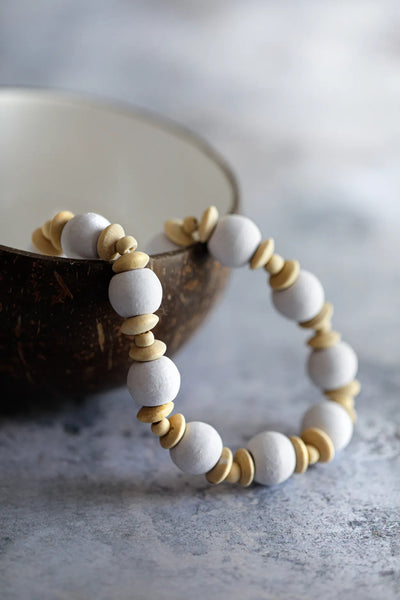 Le Collier Canggu - Blanc Naturel