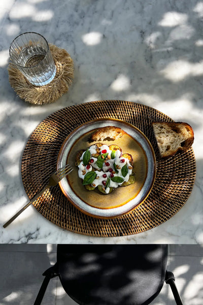 Le Set de Table Ovale Colonial - Brun Naturel