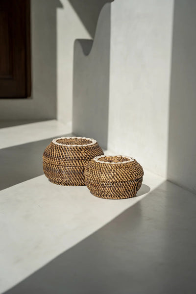Panier de rangement Colonial - Naturel Brun - M