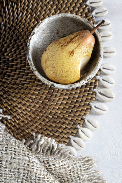 Napperon Coquillage De Colonial - Naturel Bruin