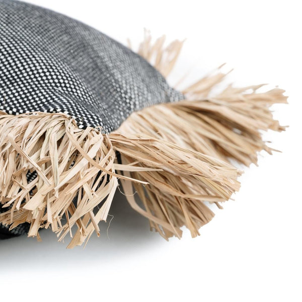 Housse de coussin The Cotton Bonita - Noir Naturel - 30x50