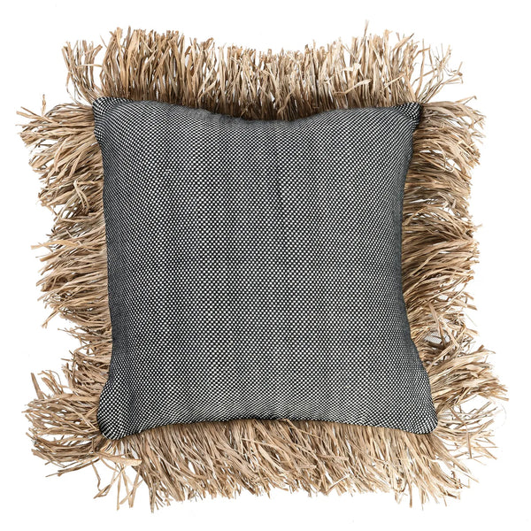 Housse de coussin The Cotton Bonita - Noir Naturel - 40x40