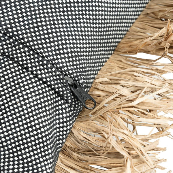 Housse de coussin The Cotton Bonita - Noir Naturel - 40x40