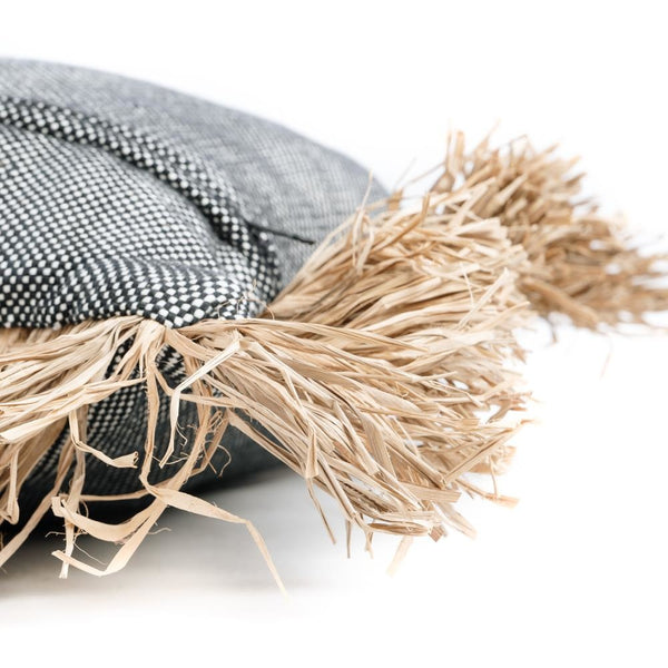 Housse de coussin The Cotton Bonita - Noir Naturel - 40x40