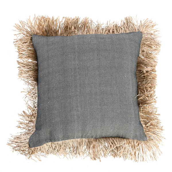 Housse de coussin The Cotton Bonita - Noir Naturel - 60x60