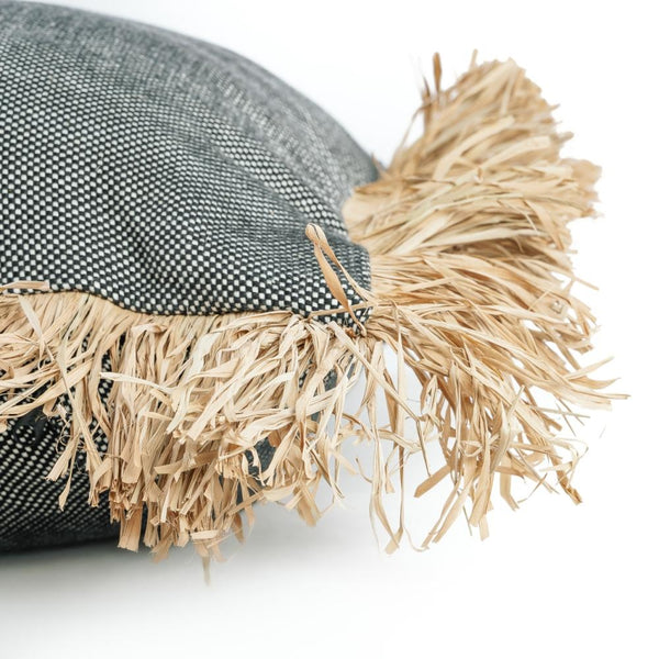 Housse de coussin The Cotton Bonita - Noir Naturel - 60x60