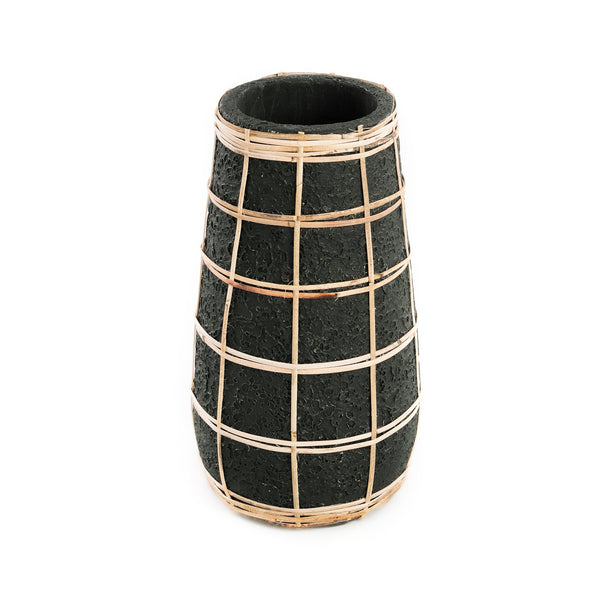 Le Vase Cutie - Noir Naturel - L