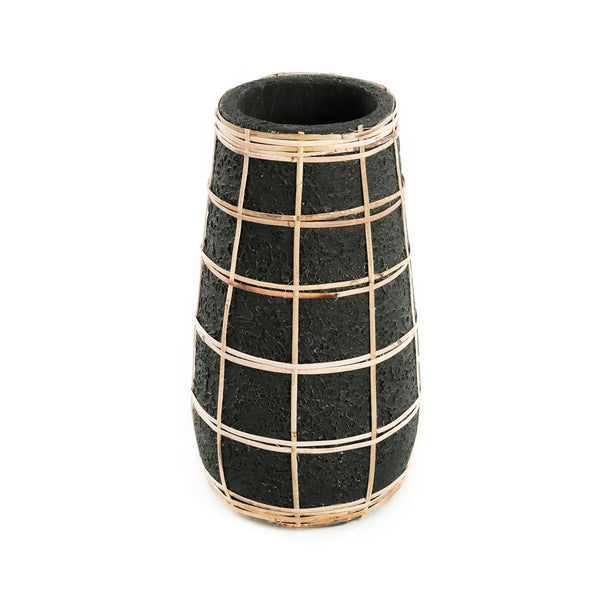 Le Vase Cutie - Noir Naturel - M