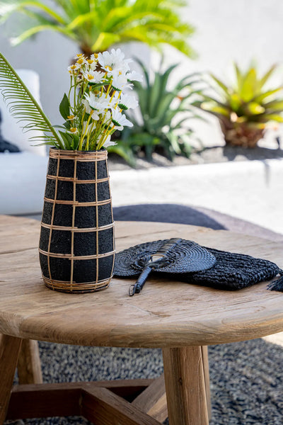 Le Vase Cutie - Noir Naturel - M