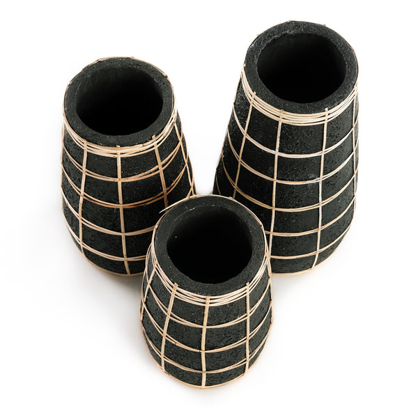 Le Vase Cutie - Noir Naturel - S