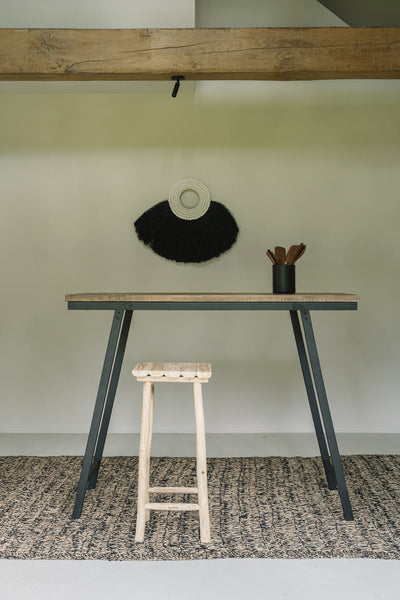 La chaise de bar Kedut - Naturel