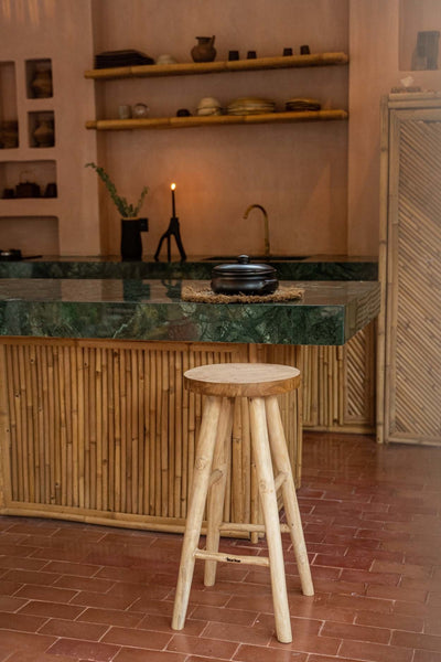 La chaise de bar Kedut - Naturel