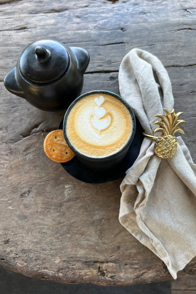 La Serviette en Lin - Beige - Lot de 4