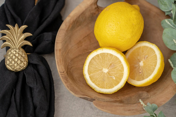 La Serviette en Lin - Noir - Lot de 4