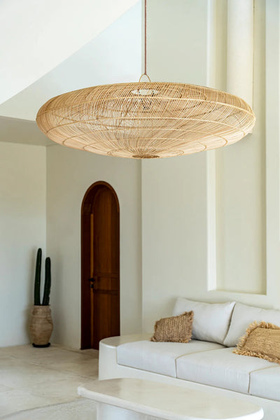 La Lampe Suspendue Macaron - Naturel - XL