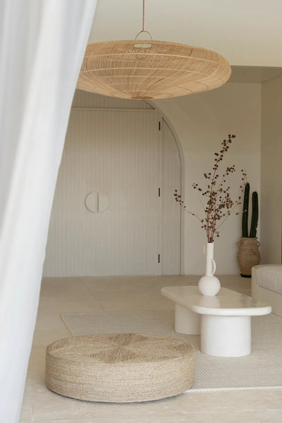 La Lampe Suspendue Macaron - Naturel - XL