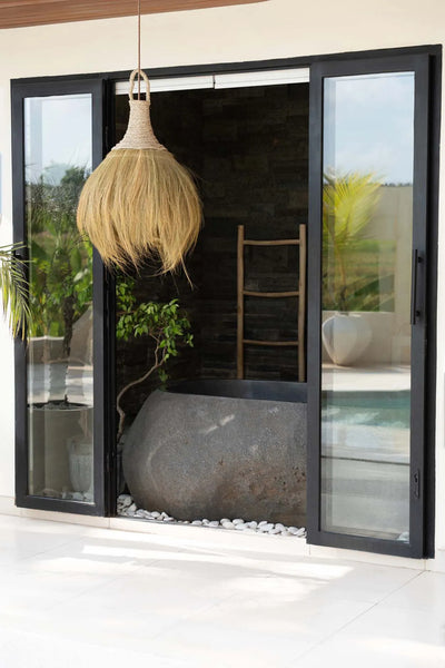 La Lampe Suspendue Makiki - Naturel - L