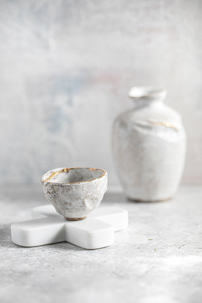 Dessous de Verre The Marble Pot - Blanc