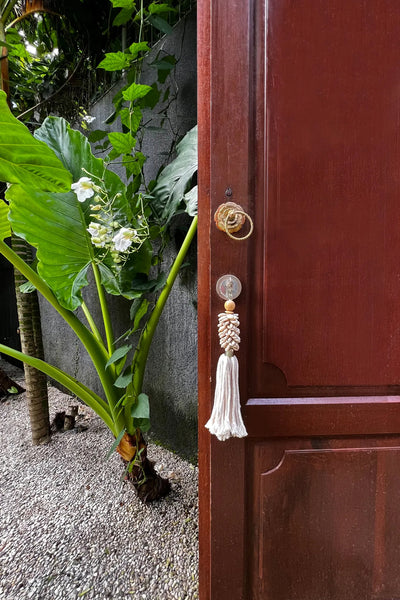 Le porte-clés MOM - Blanc