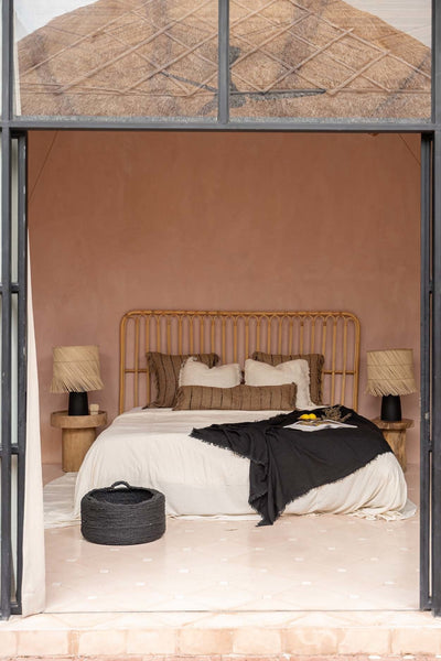 Housse de Coussin Oh My Gee - Beige Noir - 35x100