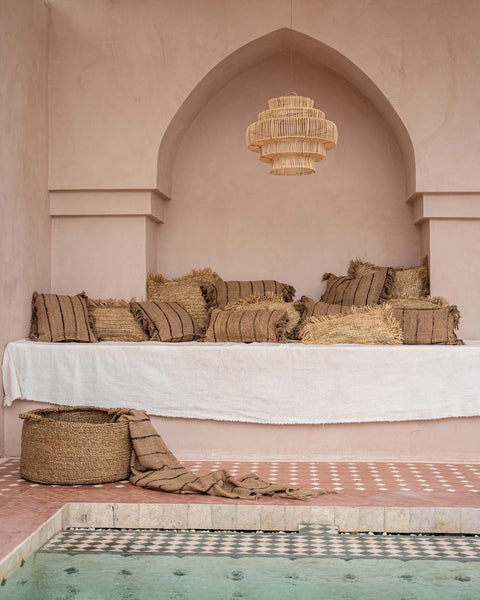 Housse de Coussin Oh My Gee - Beige Noir - 40x40