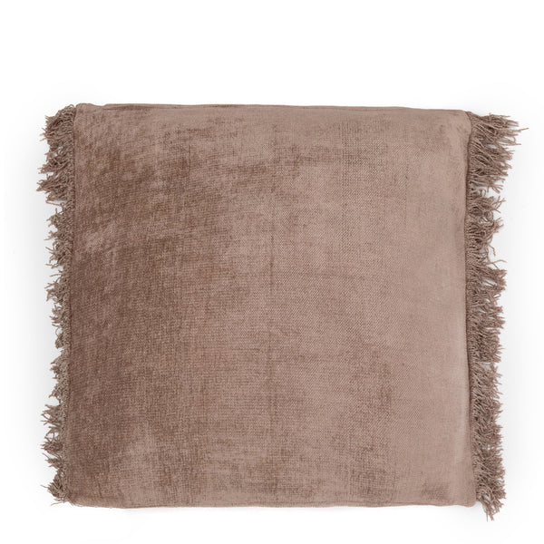 Housse de Coussin Oh My Gee - Velours Béton - 60x60