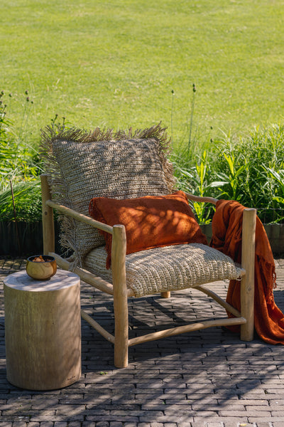 Housse de Coussin Oh My Gee - Velours Rouille - 30x50