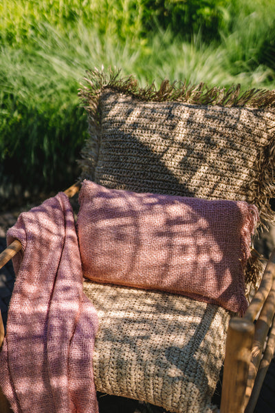 Housse de Coussin Oh My Gee - Rose Saumon - 30x50