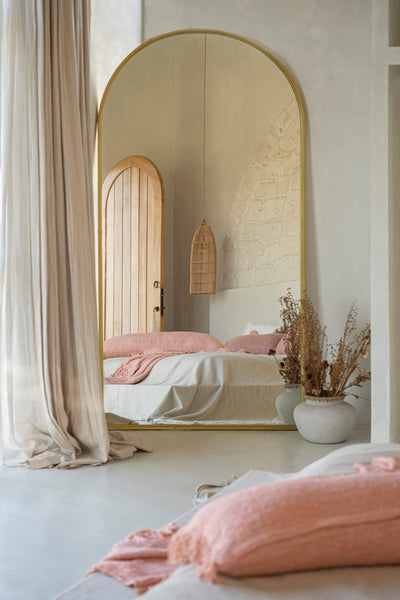 Housse de Coussin Oh My Gee - Rose Saumon - 35x100