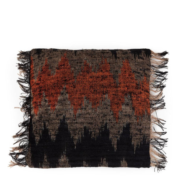 Housse de Coussin Oh My Gee - Noir Orange - 40x40