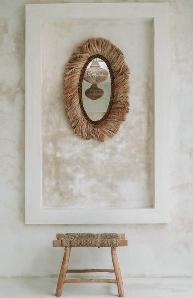 La Chaise Porto en Jonc de Mer - Naturel - M