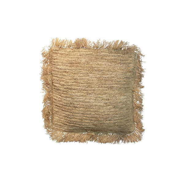 La Housse de Coussin Raphia - Carré - Naturel - 40x40