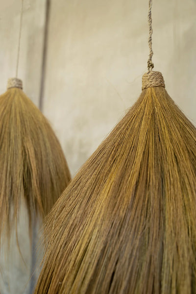 La Lampe à Suspension Rayung Hut - Naturel - L