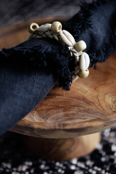 Le Rond de Serviette Coquillage - Lot de 4