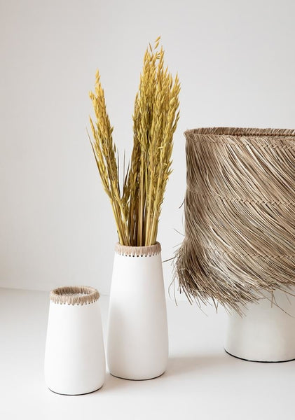 Le Vase Sneaky - Blanc Naturel - L