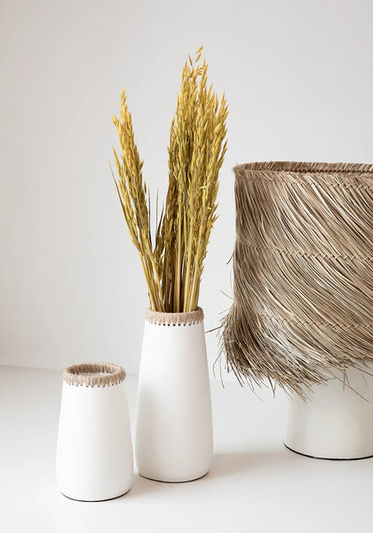 Le Vase Sneaky - Blanc Naturel - L