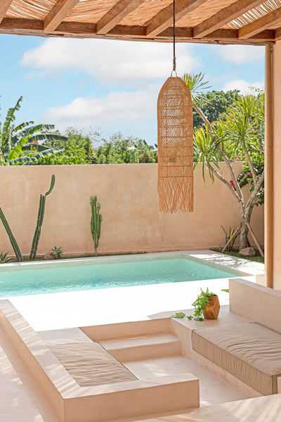 Lampe Suspendue Calmar - Naturel - L