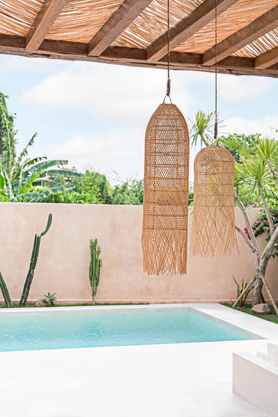 Lampe Suspendue Calmar - Naturel - M