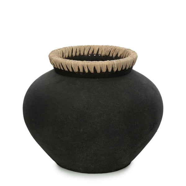 Le Vase Styly - Noir Naturel - M
