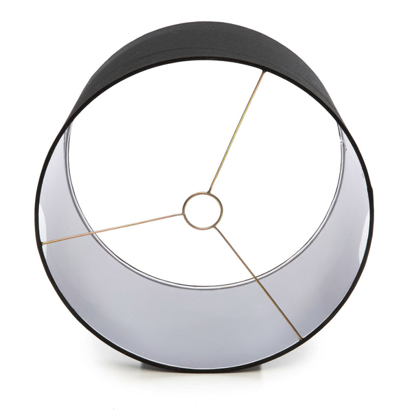 La Lampe de Table en Bois de Teck - Noir Naturel