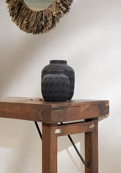 Le Vase Tendance - Noir - M