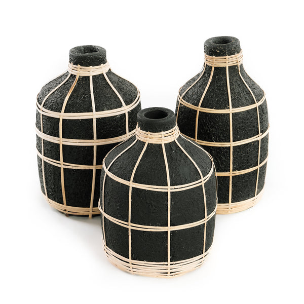 Le Vase Whoopy - Noir Naturel - S