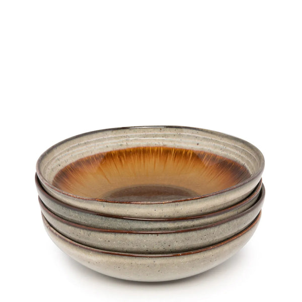 Assiette à Pâtes Comporta - L - Lot de 4