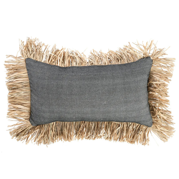 Housse de coussin The Cotton Bonita - Noir Naturel - 30x50