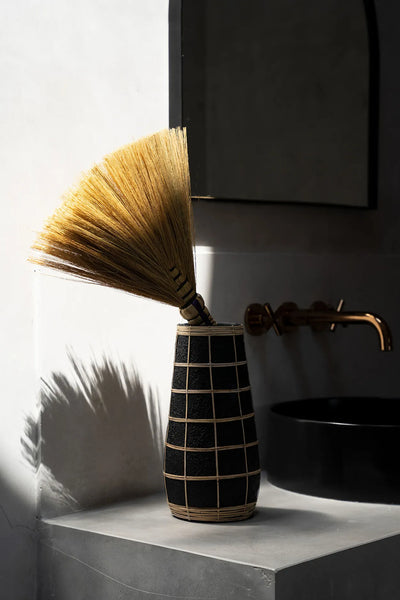 Le Vase Cutie - Noir Naturel - L