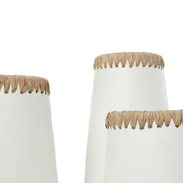 Le Vase Sneaky - Blanc Naturel - M