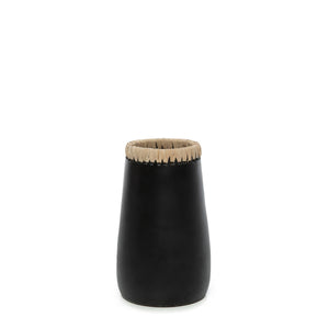 Le Vase Sneaky - Noir Naturel - S