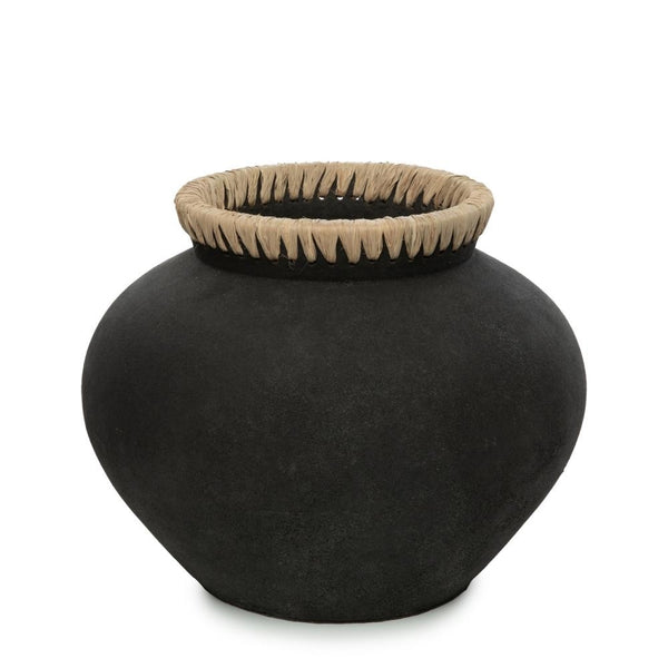 Le Vase Styly - Noir Naturel - L